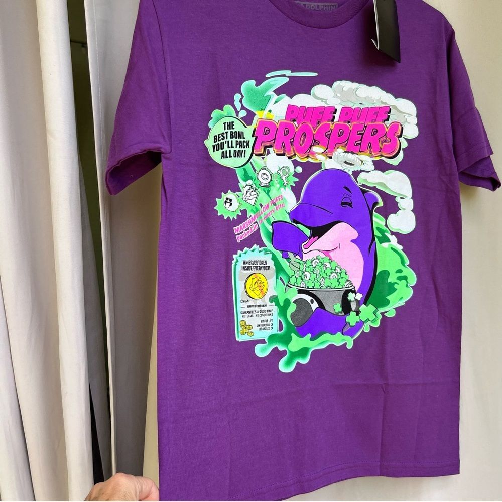 Pink Dolphin “Puff Puff Prospers” NWT tee ◾️ small